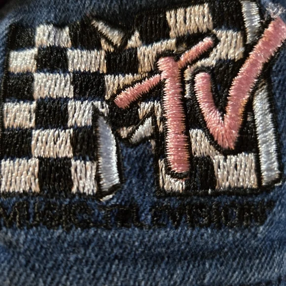 Kids Denim Jacket girls Mtv size 7/8 - Picture 4 of 5